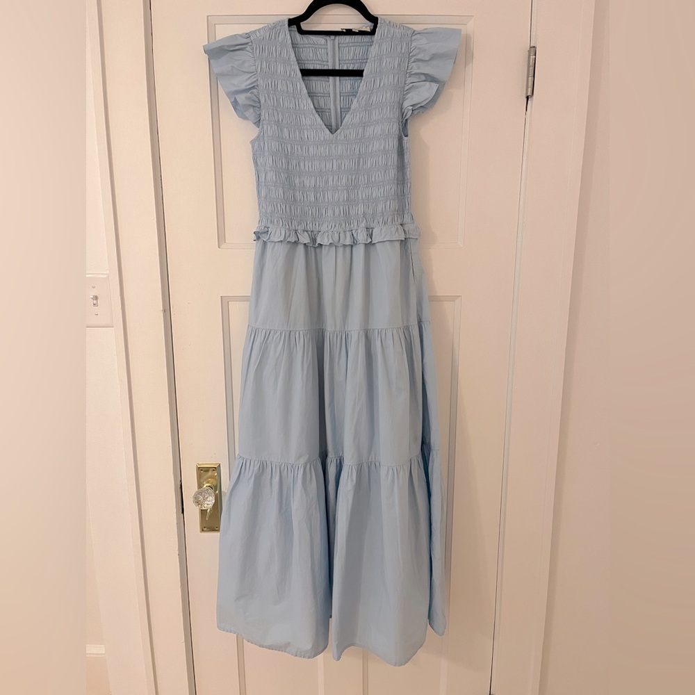 Sea New York Light Blue Maxi Dress
